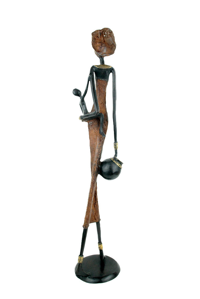 Bronze 55 cm marron n°10 Bronzes d'Afrique