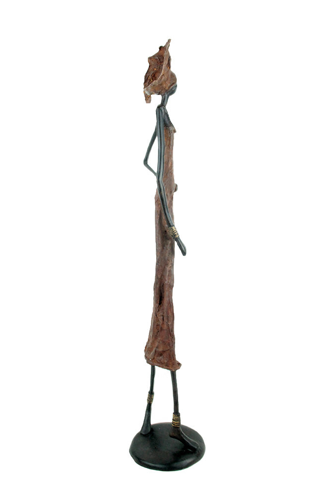 Bronze 55 cm marron n°11 Bronzes d'Afrique