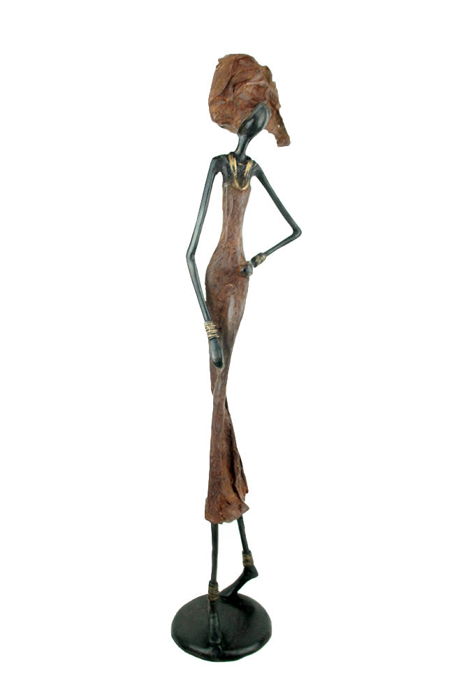 Bronze 55 cm marron n°11 Bronzes d'Afrique