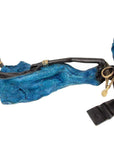 Bronze allongé 50 cm bleu n°2 Bronzes d'Afrique