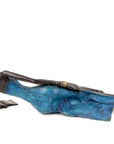 Bronze allongé 50 cm bleu n°2 Bronzes d'Afrique