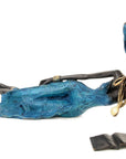Bronze allongé 50 cm bleu n°2 Bronzes d'Afrique