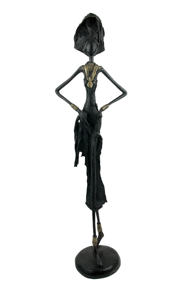 Bronze 55 cm noir n°5 Bronzes d'Afrique