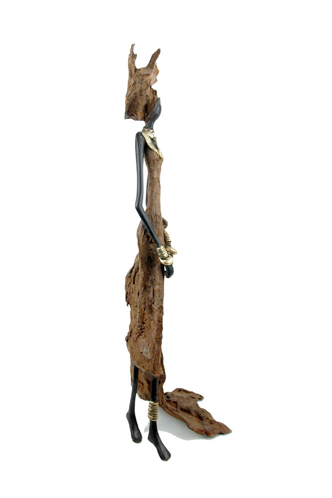 Bronze sans socle 55 cm marron n°2 Bronzes d'Afrique