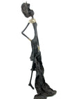 Bronze sans socle 55 cm noir n°1 Bronzes d'Afrique