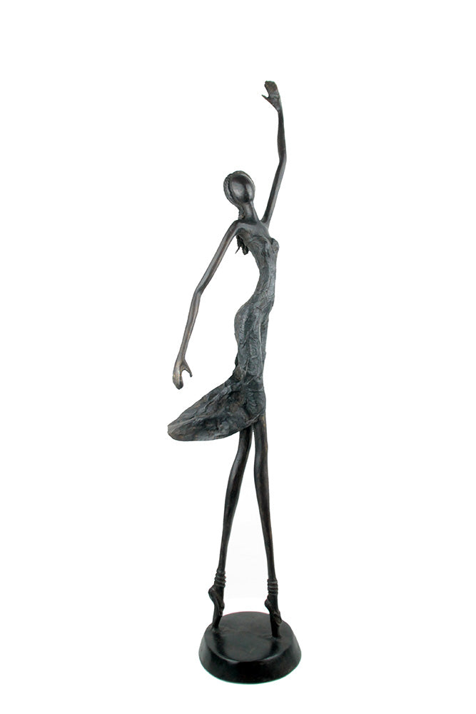 Bronze danseuse 55 cm noir n°1 Bronzes d'Afrique
