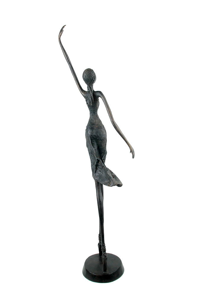 Bronze danseuse 55 cm noir n°1 Bronzes d'Afrique