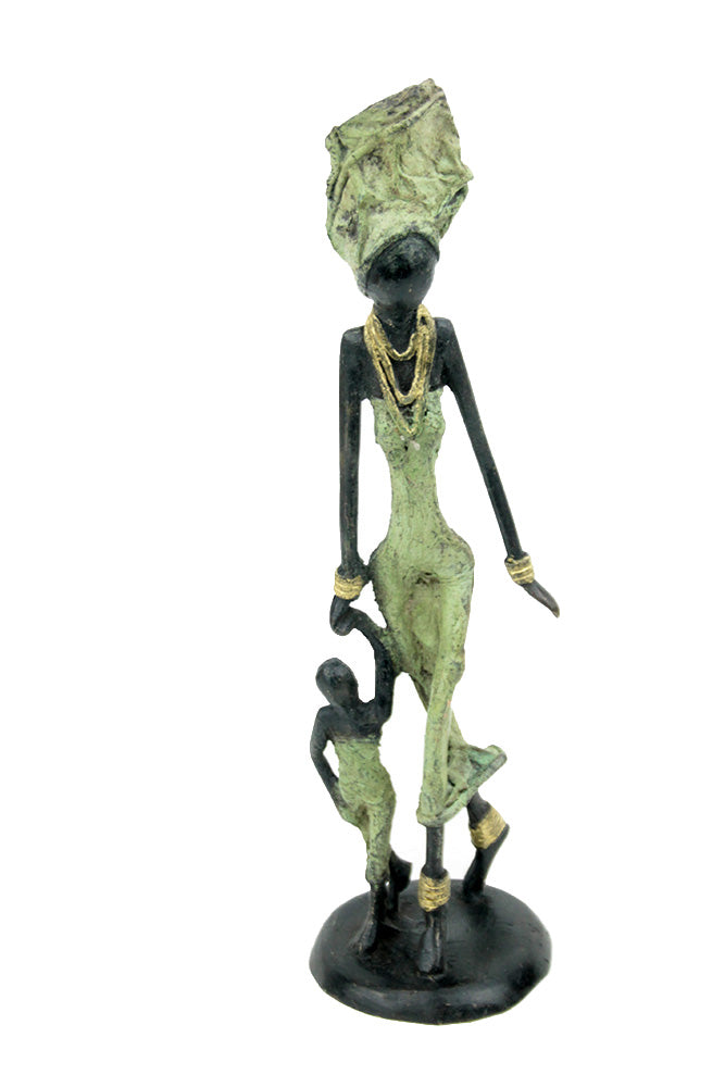 Bronze 25 cm vert n°26 Bronzes d'Afrique