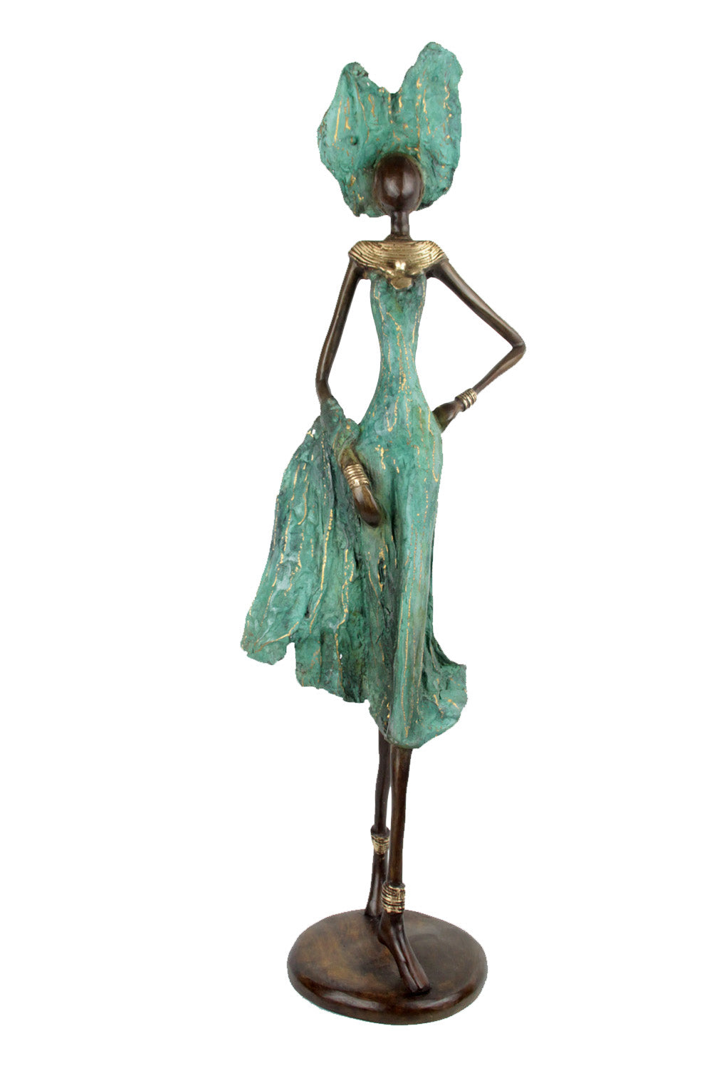 02VBIB70 - Bronzes d'Afrique - statues from Burkina Faso