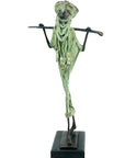 Touareg 35 cm vert n°2 Bronzes d'Afrique