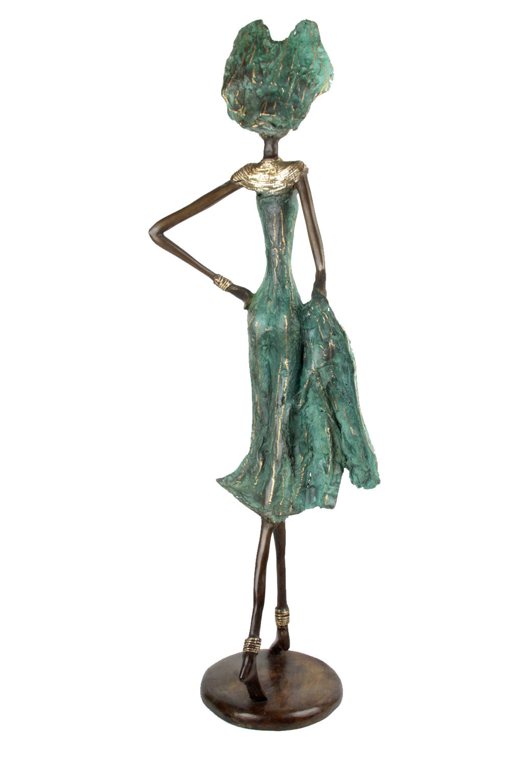 02VBIB70 - Bronzes d'Afrique - statues from Burkina Faso