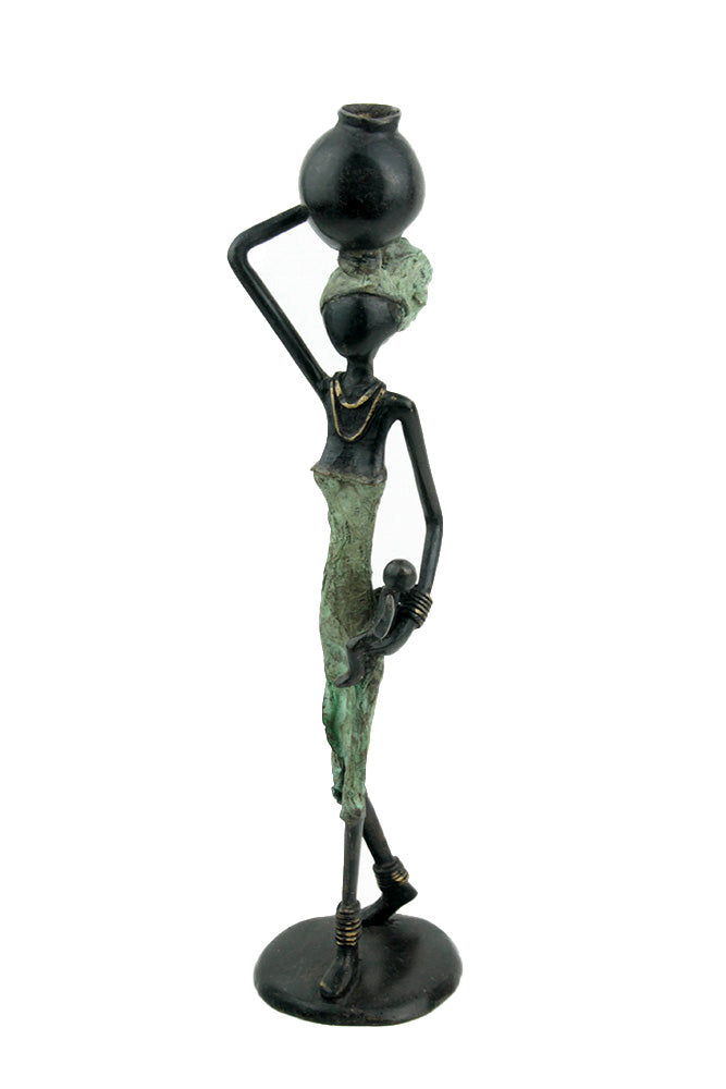 Bronze 25 cm vert n°27 Bronzes d'Afrique