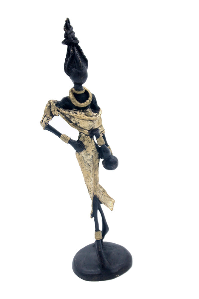 Bronze 25 cm doré n°16 Bronzes d'Afrique