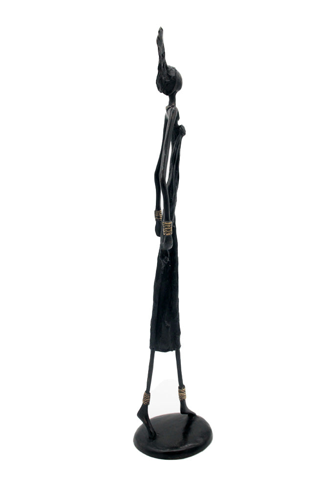 Bronze 55 cm noir n°9 Bronzes d'Afrique