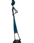 Bronze 55 cm bleu n°12 Bronzes d'Afrique