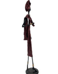 Bronze 55 cm rouge n°7 Bronzes d'Afrique