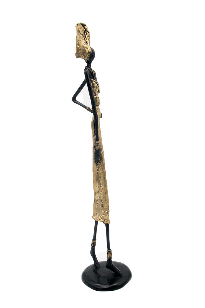 Bronze 55 cm doré n°8 Bronzes d'Afrique