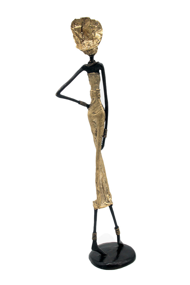 Bronze 55 cm doré n°8 Bronzes d'Afrique