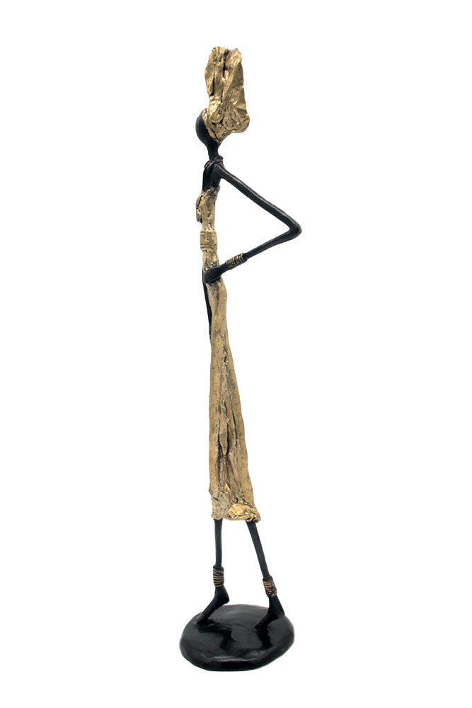 Bronze 55 cm doré n°8 Bronzes d'Afrique