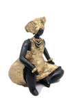 Bronze Big Mama 15 cm doré n°1 Bronzes d'Afrique