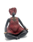 Bronze Big Mama 20 cm rouge n°1 Bronzes d'Afrique