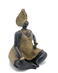 Bronze Big Mama 20 cm vert n°1 Bronzes d'Afrique