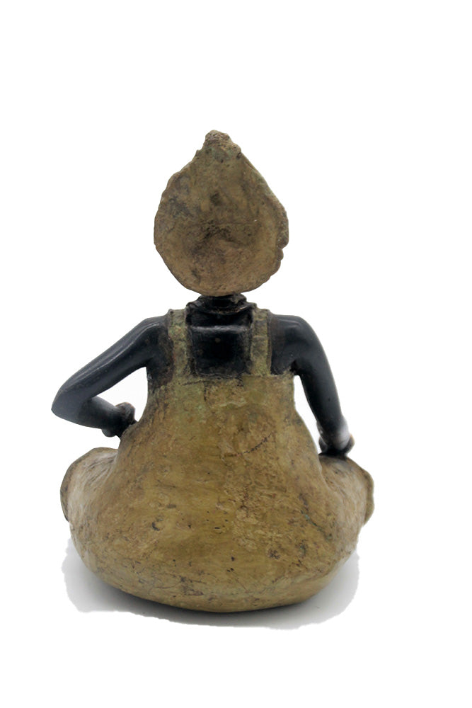 Bronze Big Mama 20 cm vert n°1 Bronzes d'Afrique