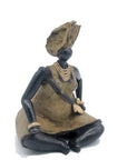 Bronze Big Mama 25 cm vert n°1 Bronzes d'Afrique