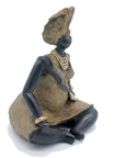Bronze Big Mama 25 cm vert n°1 Bronzes d'Afrique