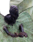 Bronze Feuille triple 45 cm vert n°2 Bronzes d'Afrique