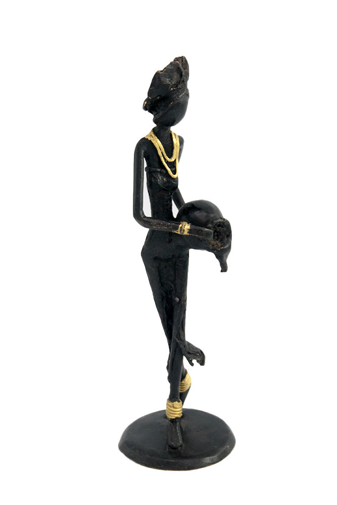 Bronze 25 cm noir n°9 Bronzes d'Afrique