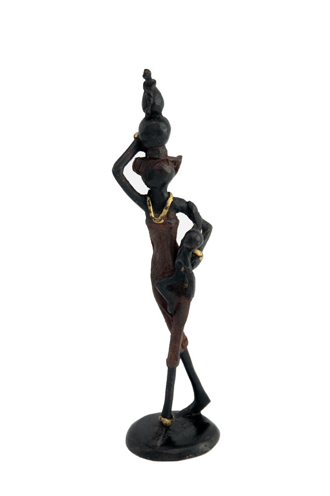 Bronze 15 cm marron n°17 Bronzes d'Afrique