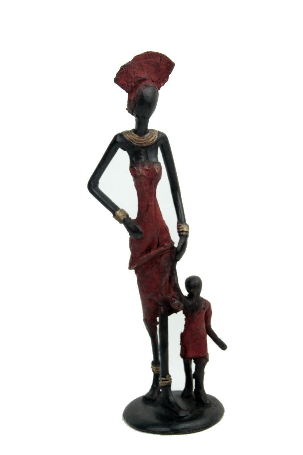 Bronze 25 cm rouge n°19 Bronzes d'Afrique
